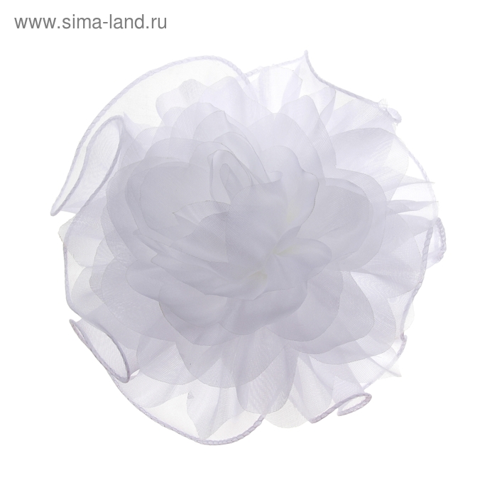 резинка для волос " Школьница" белый бант резной - Фото 1