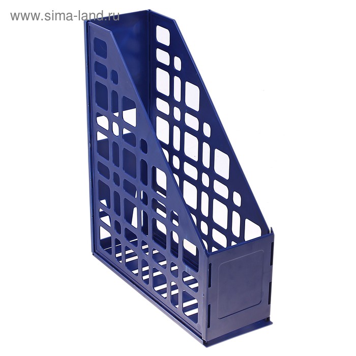Лоток cборный вертикальный 85 мм, синий - Фото 1