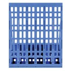 Лоток для бумаг вертикальный Стамм, cборный, 4 отделения, синий - Фото 5