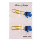 Набор закладок-скрепок малых "Ладошка", 2шт. - Фото 2