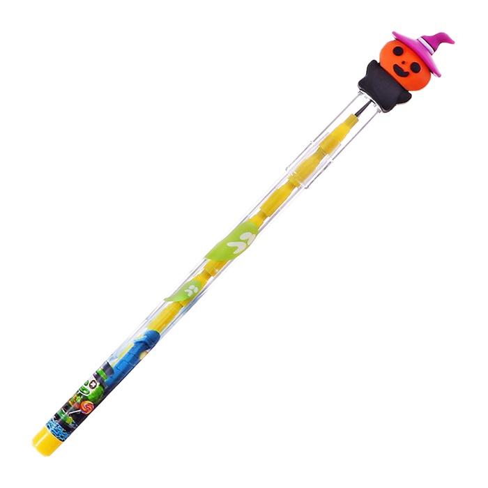 Карандаш - прикол секционный, чернографитный «Хеллоуин.Тыква в шляпе» - Фото 1