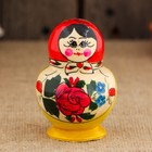 Матрёшка «Людмила», красный платок, 5 кукольная, 8-10  см - Фото 3
