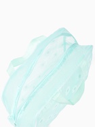 Косметичка- сумочка на молнии для бассейна, с ручками, с рисунком, мятно-зелёная - Фото 3