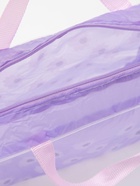 Косметичка - сумка на молнии для бассейна, с ручками, с принтом, сиреневая - Фото 2