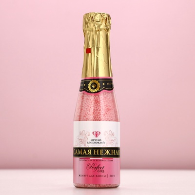 Жемчуг для ванны «Самая нежная», 260 г, аромат розы, Чистое счастье