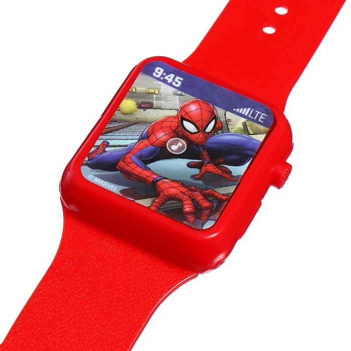 Часы музыкальные «Человек-паук», звук, Disney - фото 1885100565