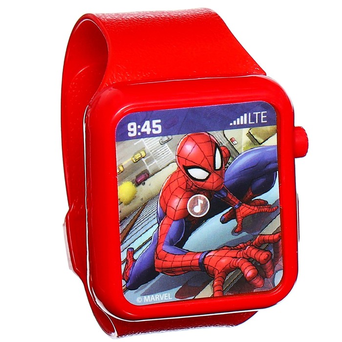 Часы музыкальные «Человек-паук», звук, Disney - фото 1885100566