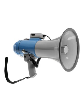 {{photo.Alt || photo.Description || 'УЦЕНКА Мегафон ручной Rad-50, 50 Вт, 400 м, сирена, серо-синий'}}