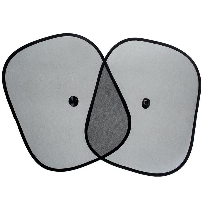 Шторки солнцезащитные TORSO для авто, на присосках, 44×37 см, набор 2 шт. - Фото 1