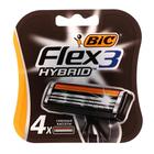 Сменные кассеты BIC Hybrid 3 Flex, 3 лезвия, 4 шт. - Фото 3