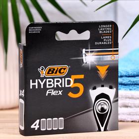 Сменные кассеты BIC Hybrid 5 Flex, 5 лезвий, 4 шт. 5697914