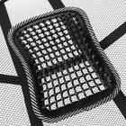 Ортопедическая спинка на сиденье TORSO с массажером на сиденье, 38x39 см - Фото 3