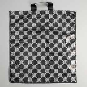 Пакет «Серебряные соты» полиэтиленовый, с петлевой ручкой, 40?44 см, 43 мкм (комплект 50 шт)