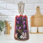 Доска разделочная "С 8 марта", дерево, лакированная, 17,5х37 см 5546089