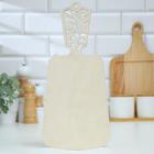 Доска разделочная "С 8 марта", дерево, лакированная, 17,5х37 см 5546089