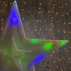 Фигура "Звезда" d=40 см, пластик, 30 LED, 220V, контрол. 8р. МУЛЬТИ - Фото 3