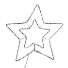 Фигура дюралайт "Звезда 2 уровня" 55х55 см, Лампы, 220V - Фото 3