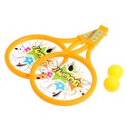 Набор для тенниса «Бум!», 2 ракетки, 2 мяча, цвета МИКС - Фото 6