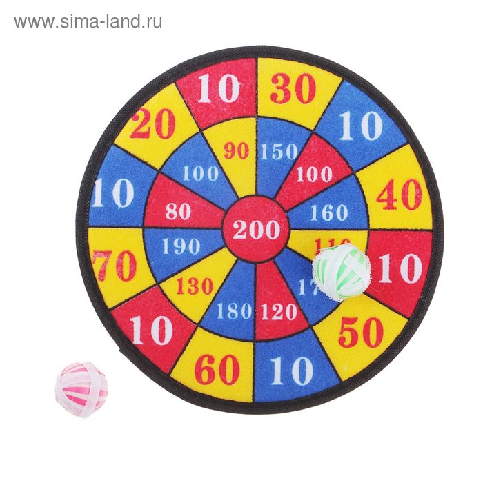 Дартс "Мини спорт", на липучках - Фото 1