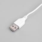 Фигура акрил. "Снеговичок" 10х4 см, USB, БЕЛЫЙ - Фото 4