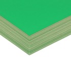 Бумага А4, 100 листов, 80 г/м, самоклеящаяся, флуоресцентный, ярко-зелёная - фото 8228048