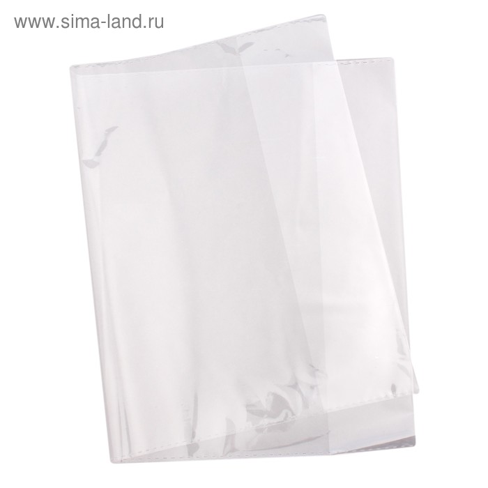 Обложка для тетрадей 20мк 220*350мм прозрачная - Фото 1