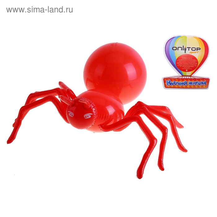 Надувная игрушка "Паук" 35 см, цвета МИКС - Фото 1