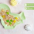 Блюдо керамическое сервировочное Доляна «Милашки. Белочка», 18×14×1,6 см, цвет зелёный - Фото 2