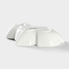 Блюдо глубокое «Милашки. Зайка», 300 мл, 17.5×12.6×4 см, керамика, цвет белый - Фото 4