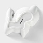 Блюдо глубокое «Милашки. Зайка», 300 мл, 17.5×12.6×4 см, керамика, цвет белый - Фото 5