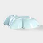 Блюдо сервировочное глубокое Доляна «Милашки. Зайка», 300 мл, 17.5×12.6×4 см, керамика, цвет голубой - Фото 4