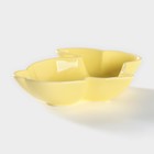 Блюдо керамическое глубокое «Милашки. Зайка», 300 мл, 17,5×12,6×4 см, цвет жёлтый - Фото 3