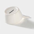 Соусник керамический Доляна «Кит», 10×6.5 см, цвет белый - Фото 3