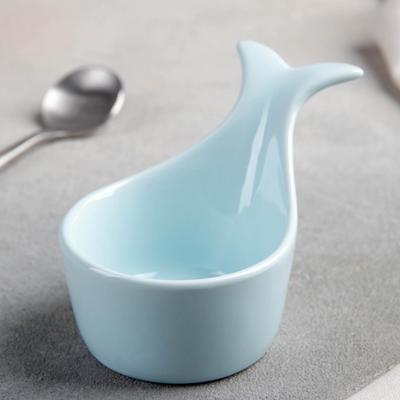 Соусник Доляна «Кит», 10×6,5 см, цвет голубой