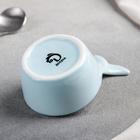 Соусник Доляна «Кит», 10×6,5 см, цвет голубой - Фото 3