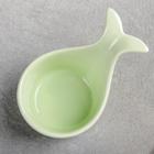 Соусник Доляна «Кит», 10×6,5 см, цвет зелёный - Фото 2