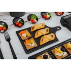 Блюдо керамическое для подачи Доляна «Гриль», 18×28 см, цвет чёрный - Фото 4