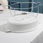 Мармит из жаропрочной керамики овальный Magistro «Бланш», 1.97 л, 38×23×17 см - Фото 4