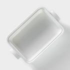 Мармит из жаропрочной керамики прямоугольный Magistro «Бланш», 2 л, 31×19×11 см - Фото 6