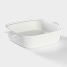 Мармит из жаропрочной керамики квадратный Magistro «Бланш», 2,2 л, 27,5×23,2×12 см - Фото 5