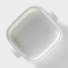 Мармит из жаропрочной керамики квадратный Magistro «Бланш», 2,2 л, 27,5×23,2×12 см - Фото 6