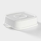 Мармит из жаропрочной керамики квадратный Magistro «Бланш», 2,2 л, 27,5×23,2×12 см - Фото 7