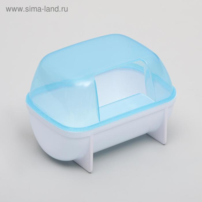 Ванночка - купалка для грызунов большой, 11.7×8.8×8.7 см, цвет МИКС - Фото 1