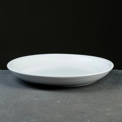 Поддон для горшка, керамический, d=21 см, белый