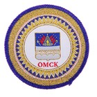 Магнит с вышивкой «Омск. Герб» - Фото 1