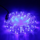 LED шнур 13 мм, круглый, 5 м, чейзинг, 2W-LED-24-220V, с контролл. 8р, синий - Фото 9