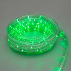 LED шнур 13 мм, круглый, 5 м, чейзинг, 2W-LED-24-220V, с контролл. 8р, зеленый - Фото 3