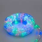 LED шнур 13 мм, круглый, 5 м, чейзинг, LED/м-24-220V, с контролл. 8р, мульти - Фото 3