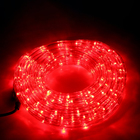 LED шнур 13 мм, круглый, 10 м, чейзинг, 2W-LED/м-24-220V, с контролл. 8р, красный - Фото 9
