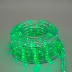 LED шнур 13 мм, круглый, 10 м, чейзинг, 2W-LED/м-24-220V, с контролл. 8р, зеленый - Фото 3